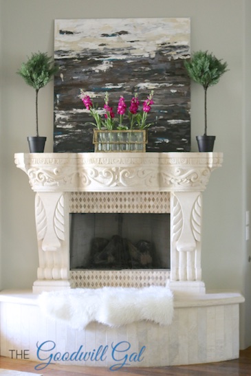 spring fireplace